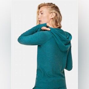Outdoor Voices turquoise cloudknit hoodie XL